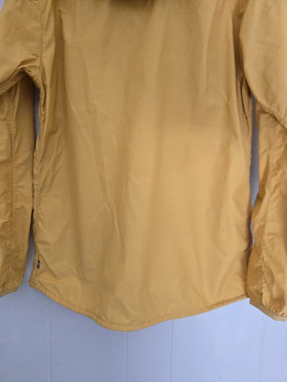 Fjallraven High Coast Wind Jacket Yellow Hooded Windbreaker Lightweight M - Picture 6 of 13
